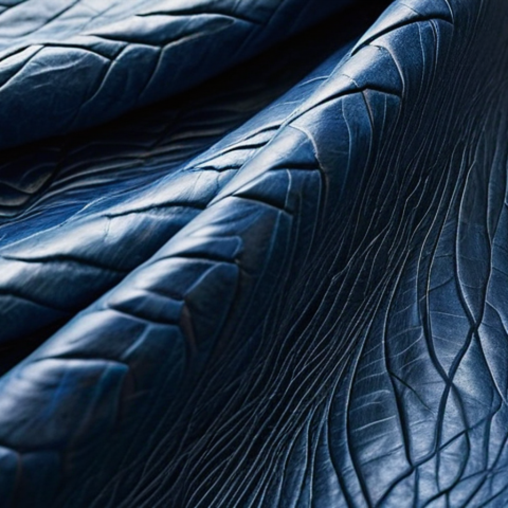 콤부차 가죽의 직물과의 조화 - **Prompt 1: Unique Organic Texture and Natural Dyeing**
A macro, close-up shot of a single piece...