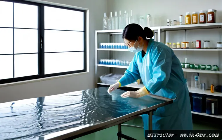 콤부차 가죽의 합법성과 규제 - Photorealistic sustainable materials compliance scene in a modern Japanese product testing laborator...